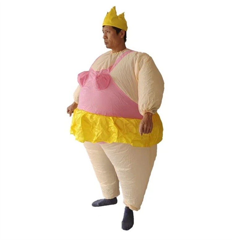 Fancy Dress Mascot Inflatable Ballet Costume Halloween Funny Performance Costume Ballet Adult Bikini Sumo Inflatable Costume