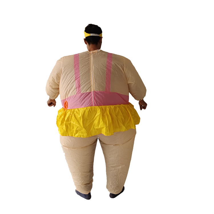 Fancy Dress Mascot Inflatable Ballet Costume Halloween Funny Performance Costume Ballet Adult Bikini Sumo Inflatable Costume