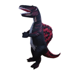 Adult Kids T-Rex Inflatable Dinosaur Costumes Suit Dress Anime Party Cosplay Carnival Halloween Costume For Man Woman