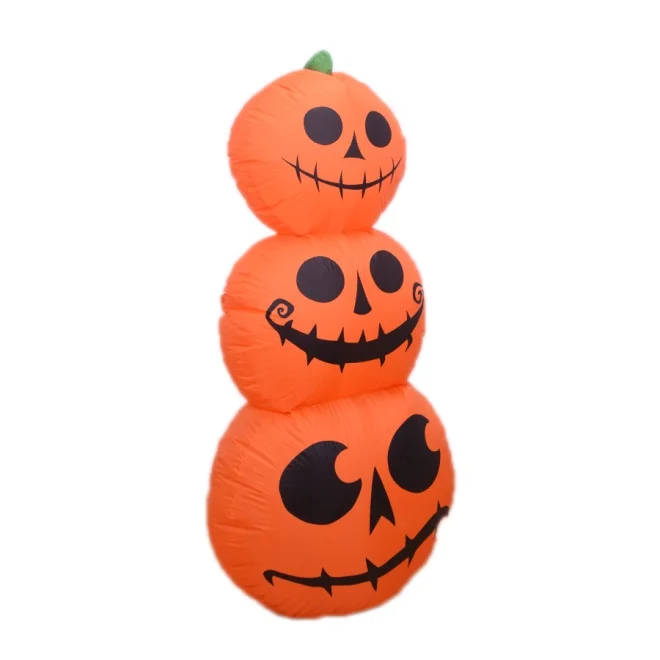 Halloween Inflatable Pumpkin Tombstone Elves Indoor Outdoor Halloween Train Decoration Inflatable Yard Decoration