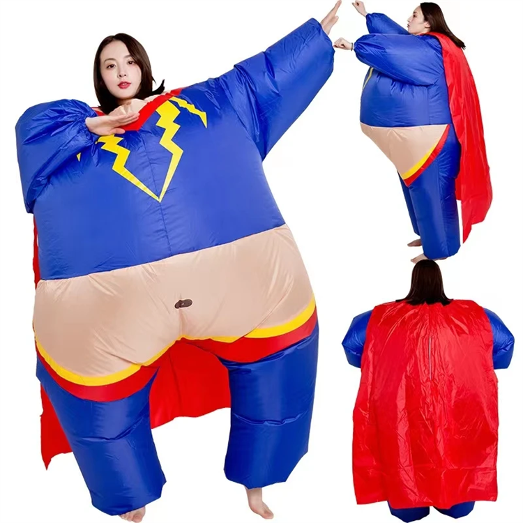 Adult Children Dress Up Inflatable Costume Holiday Party Halloween Costumes Cosplay Uniform Blow Up Suit Fat Inflatable Costume