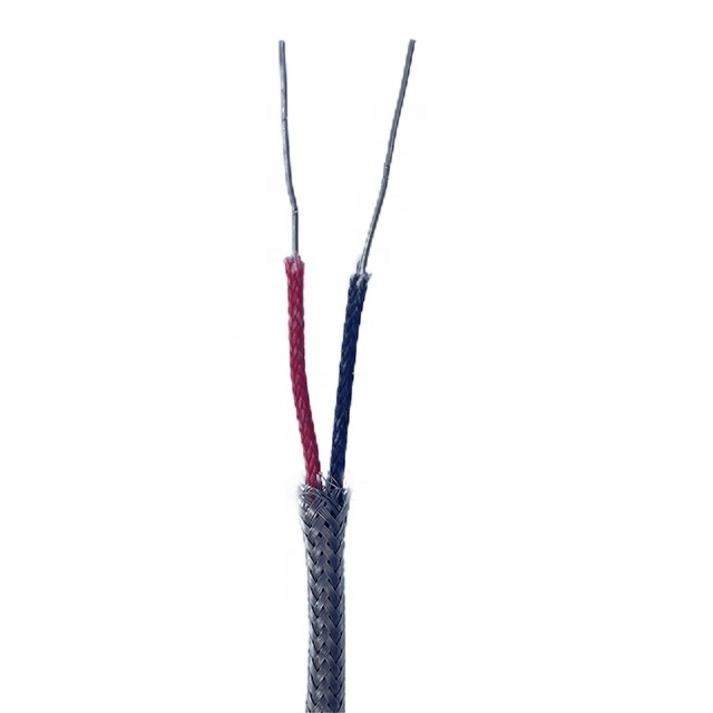 KX-type thermocouple temperature measuring wire Glass fiber high temperature resistant metal shield temperature measuring wire