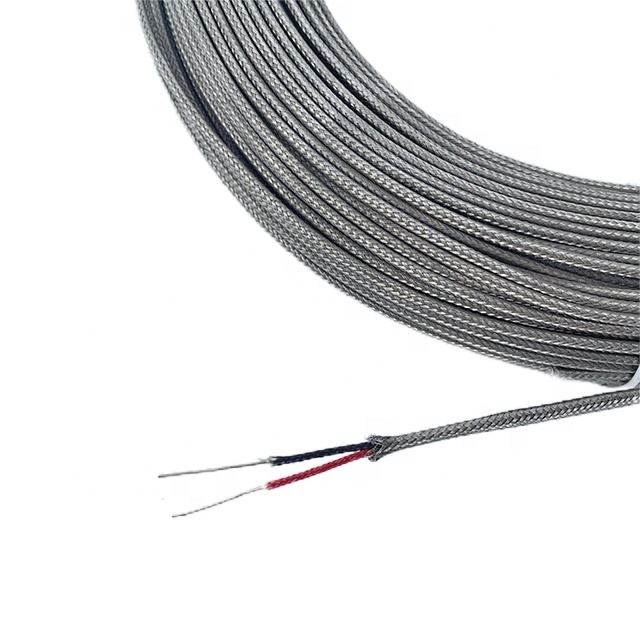 KX-type thermocouple temperature measuring wire Glass fiber high temperature resistant metal shield temperature measuring wire