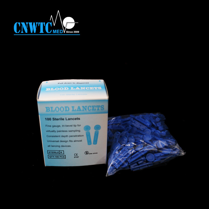 Medical Disposable 21G 23G 26G 28G 30G Sterile Twist Blood Lancet