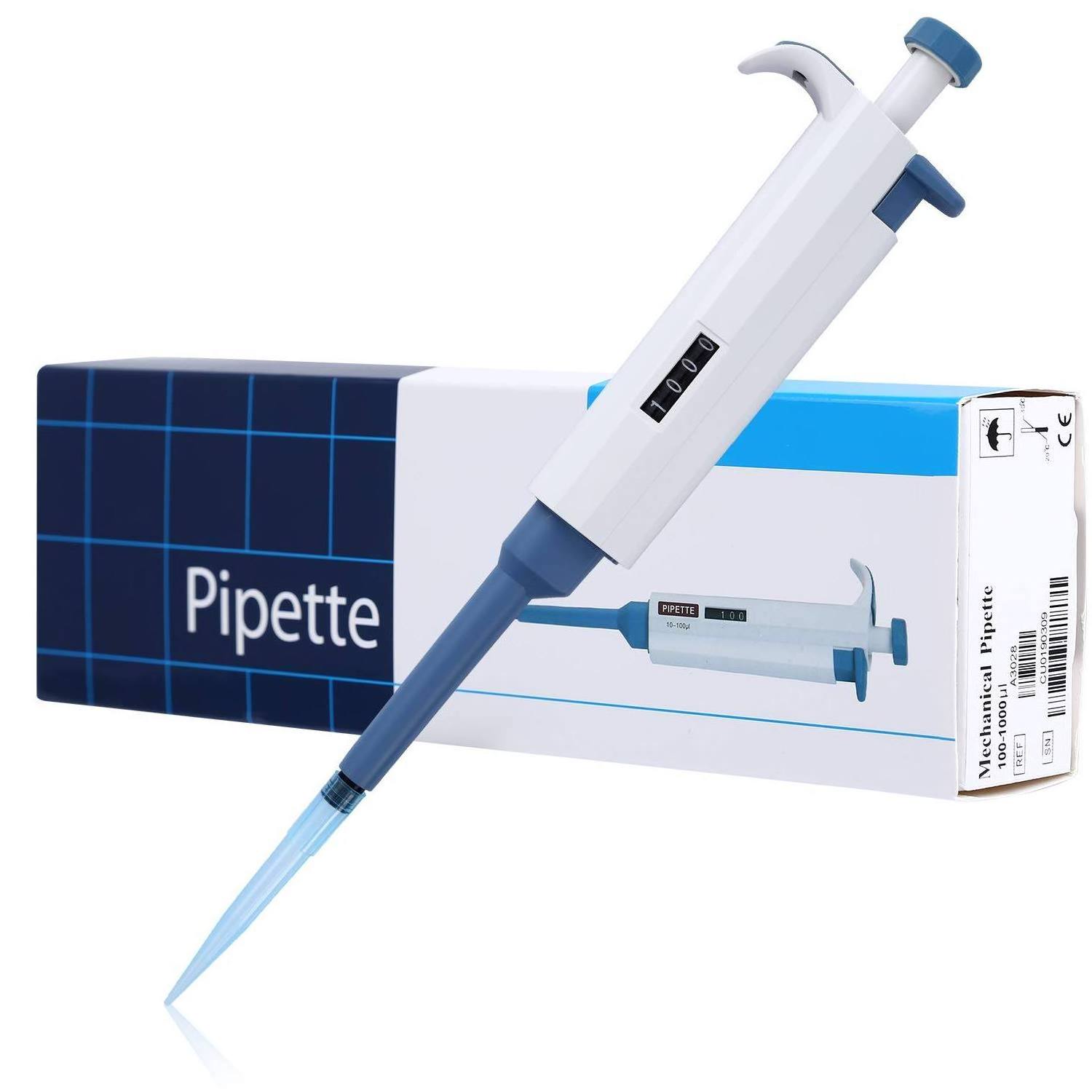 laboratory micro adjustable pipette lab single channel micropipette pipettes pipettor