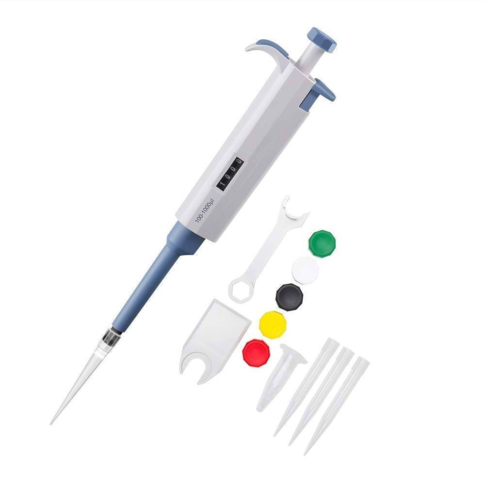 laboratory micro adjustable pipette lab single channel micropipette pipettes pipettor