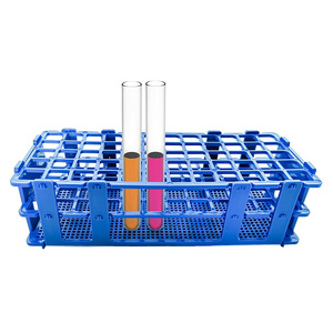 Plastic Test Tube Rack 60 Holes Lab Test Tube Rack Holder for 16mm Test Tubes