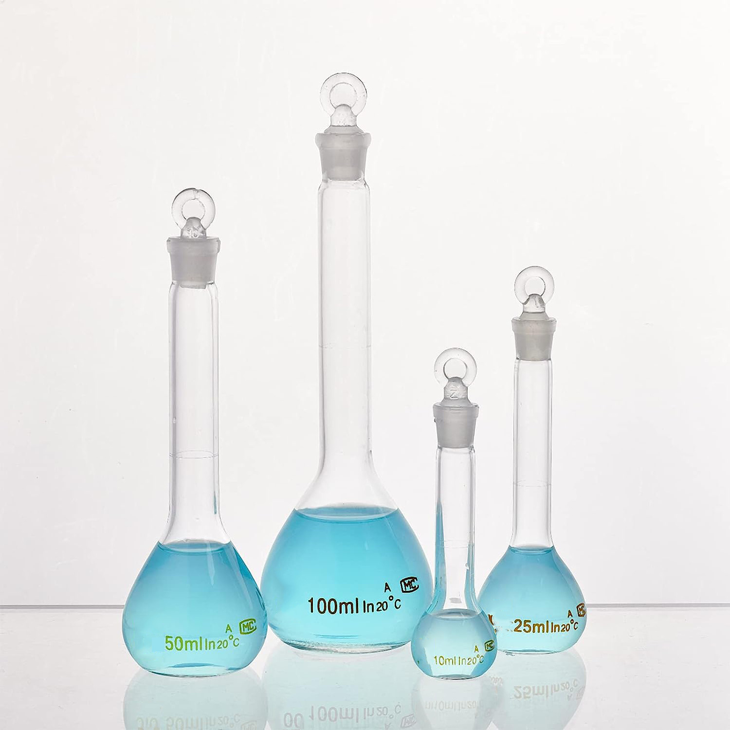 150 ML Volumetric Flask For Chemical Laboratory Glassware