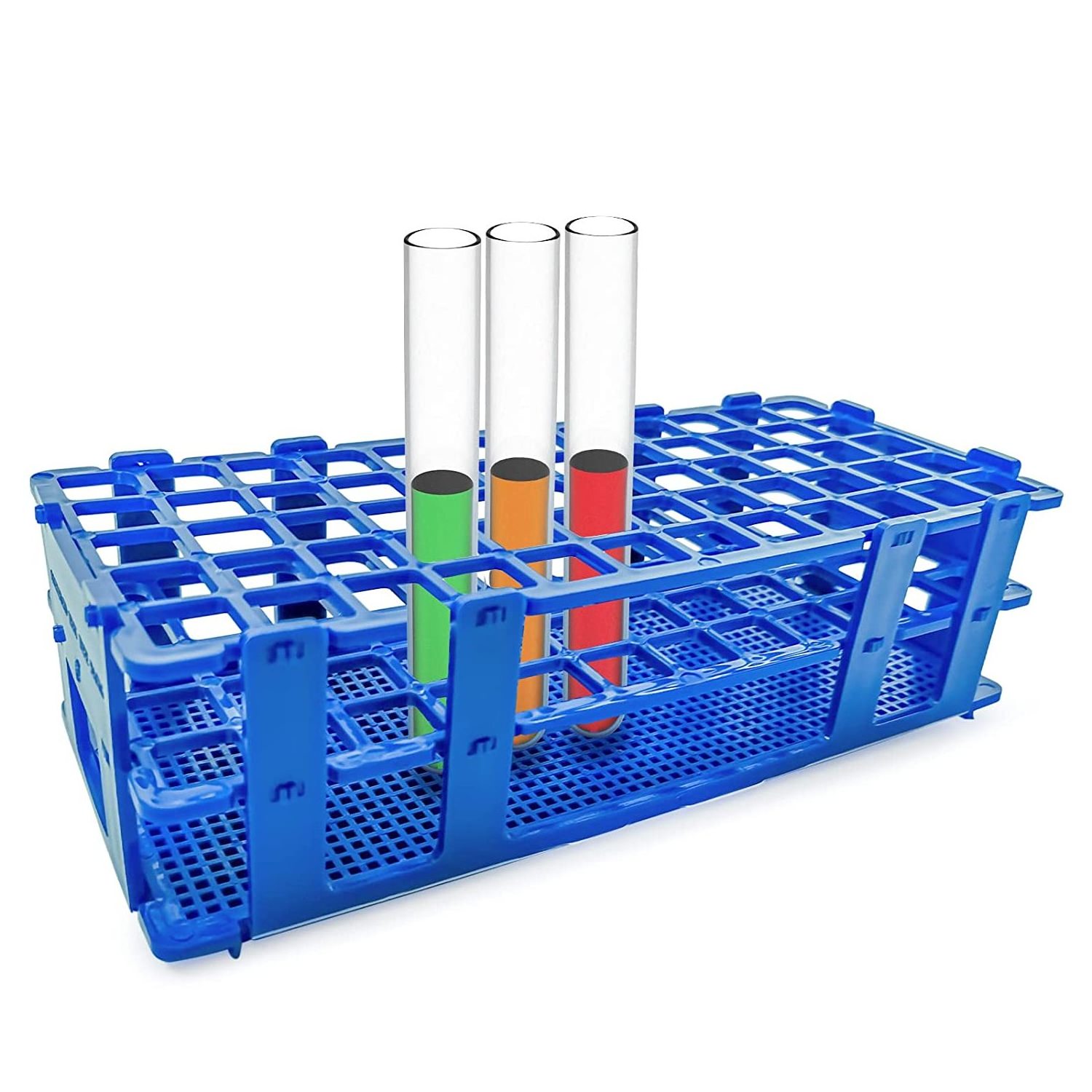 Plastic Test Tube Rack 60 Holes Lab Test Tube Rack Holder for 16mm Test Tubes