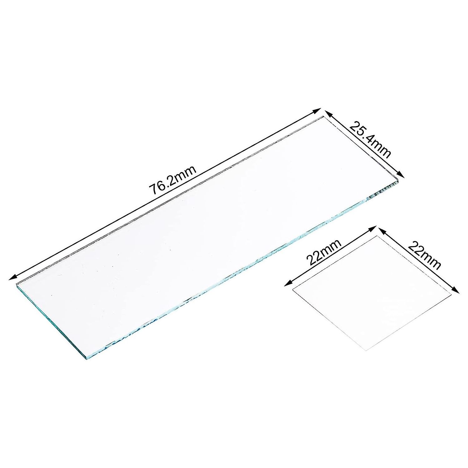 Lab Supplies Microscope Glass Cover Prepared Frosted Plain Cover Slips Slide Microscope Slides