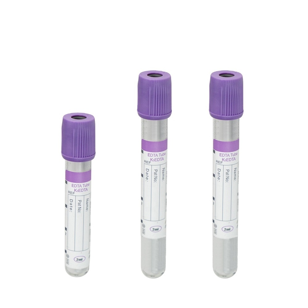 Medical Blood Collection Tube Violet CBC Test 13x75 Edta Tube Vacuum blood tube