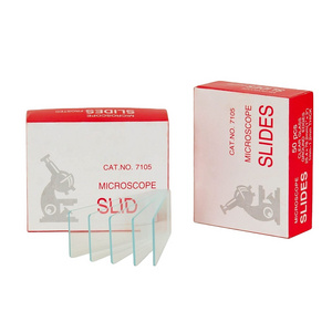 Laboratory Medical Microscope Slides 7101 7102 7105 7109 Glass Prepared Polished Frosted Microscope Slide