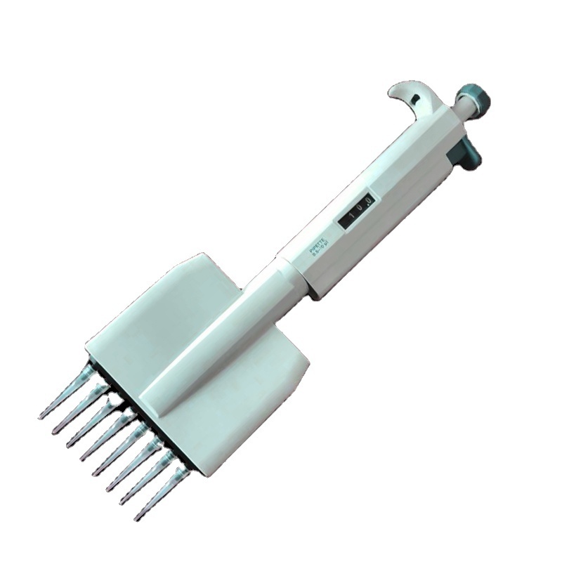 8 Channel Pipette Adjustable Volume Multichannel Pipette Mechanical Automatic Pipette