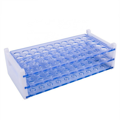 Laboratory Plastic Multifunctional 50 Holes Tube Rack For Different Sizes Of Test Tube