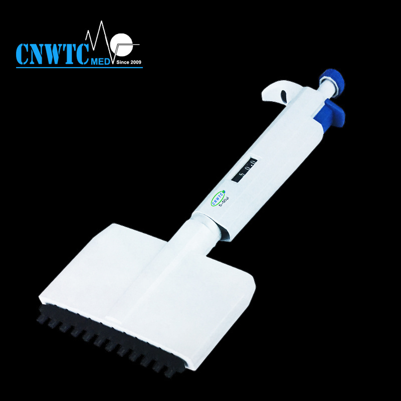 8 Channel Pipette Adjustable Volume Multichannel Pipette Mechanical Automatic Pipette