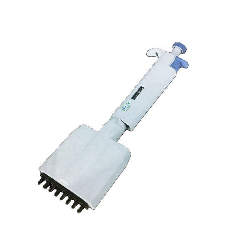 12 Channel Pipette Adjustable Volume Multichannel Pipette Mechanical Automatic Pipette