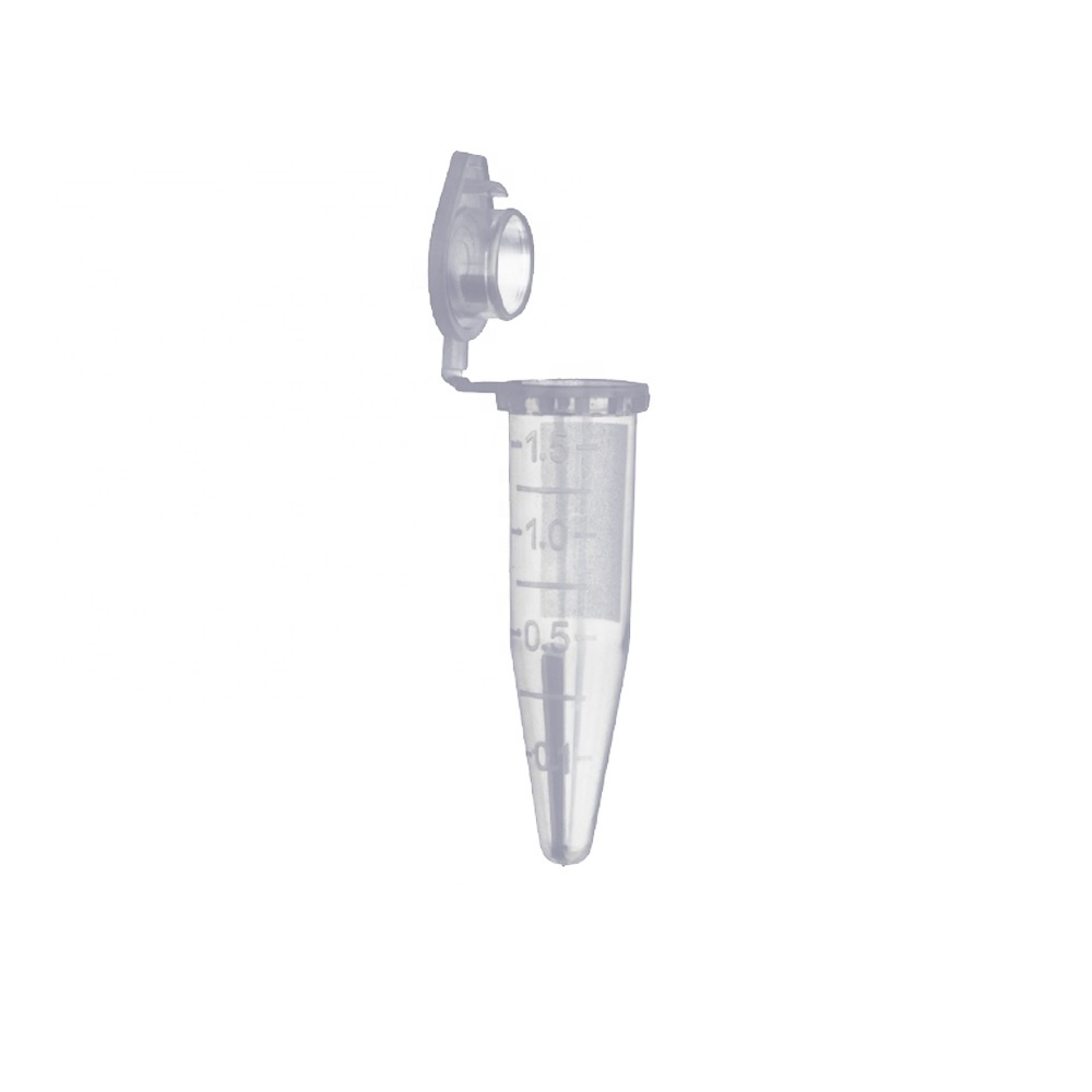 Laboratory Clear Plastic Microcentrifuge Falcon Tube MCT Conical Micro Centrifuge Tube 1.5ml