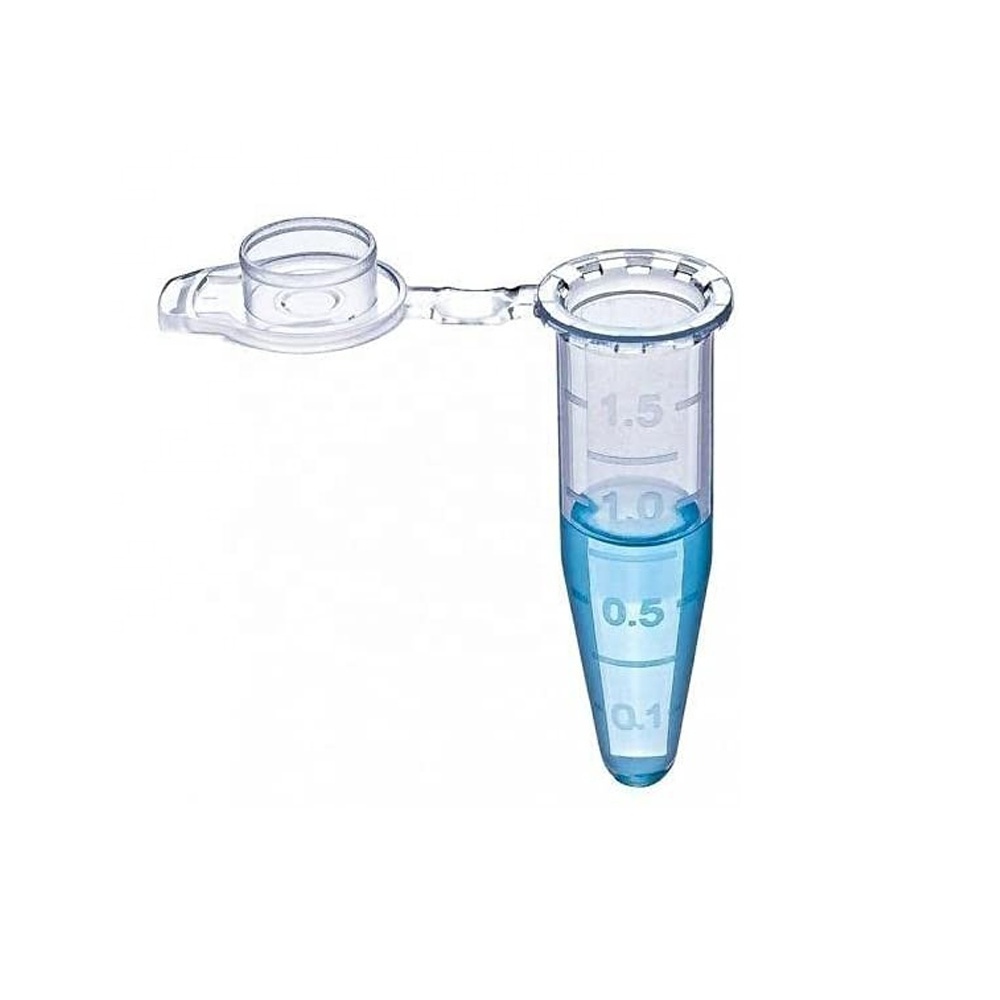 Laboratory Clear Plastic Microcentrifuge Falcon Tube MCT Conical Micro Centrifuge Tube 1.5ml