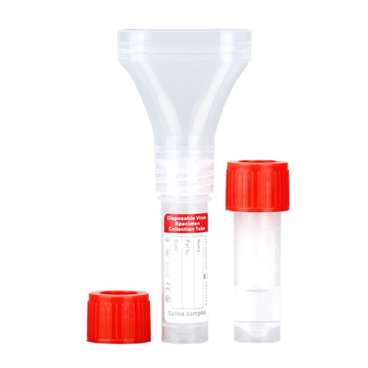 High quality Viral Transport Medium Tube Specimen Collection Saliva Collection Funnel kit  Saliva Collector