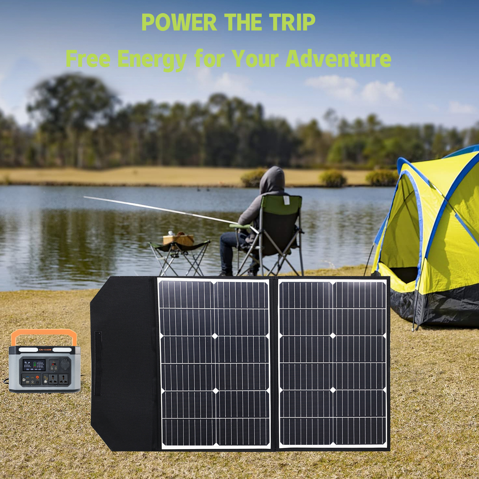 Foldable 100 160 200 Watt Solar Panels For Rv Camping 100w 160w 200w Tragbare Solarpaneele Paneles solares portatiles