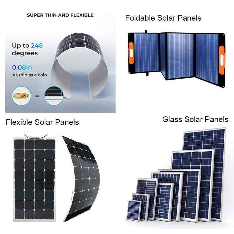 WTL Customization Thin Film Roofing Sheet Portable Paneles Solares Costos Monocrystalline RV Car Roof Flex Flexible Solar Panels