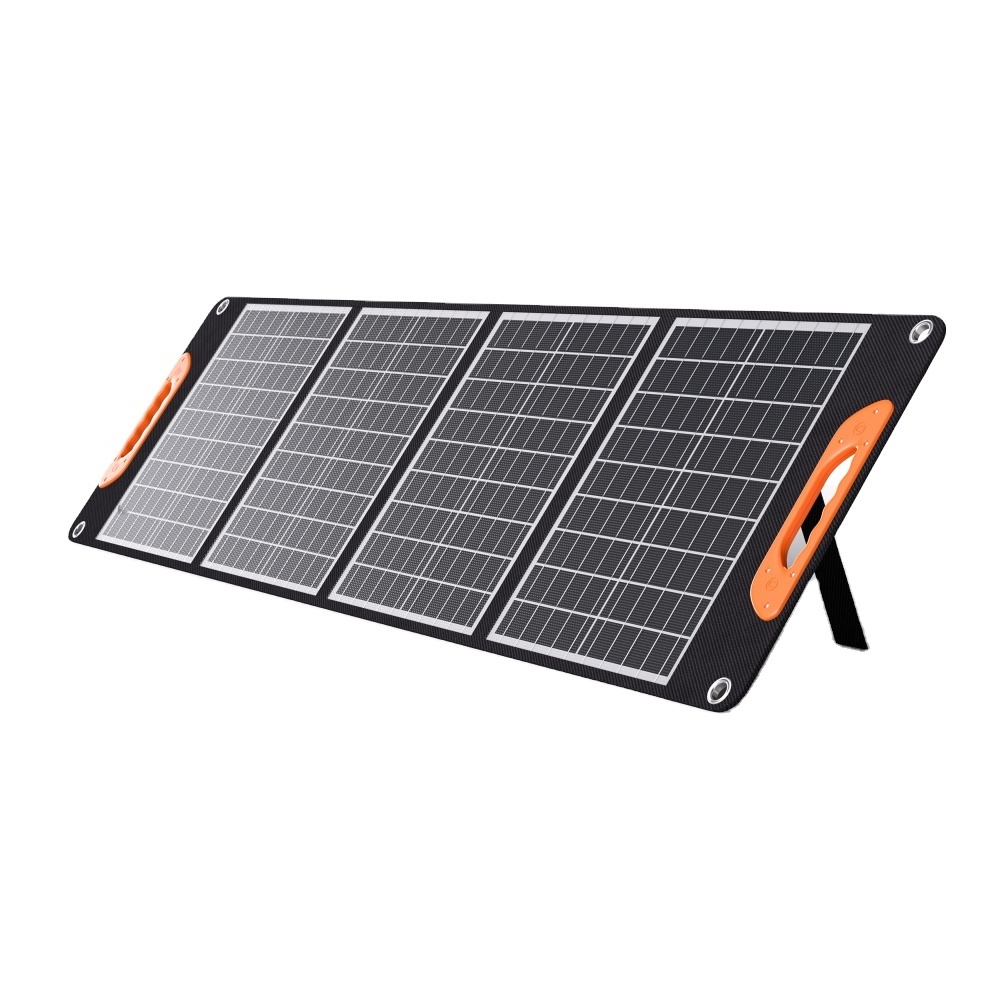 18V/20V Portable Solar Panel Kit Folding Solar Charger for 12v Batteries/Power Station  LiFePo4 RV Camping Trailer Car Marine