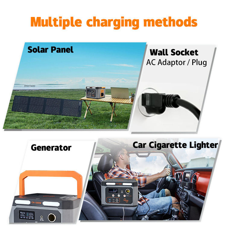 WTL ODM OEM 2023 Power Bank 220V Solar Generator Outdoor Car Jump Starter Battery Portable Power Station 2000W with Solar Panel