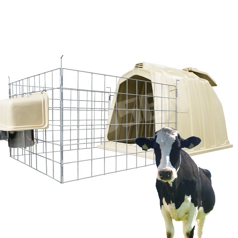 Baby Calf Shelter, Calf Housing Hutches with doors, Dairy Farm Calf Barns for Sale