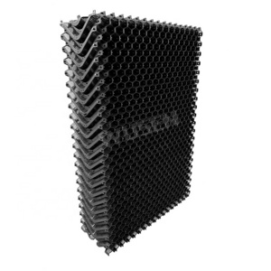 Custom size, honeycomb evaporative cooling pad wall for poultry farms, plastic cooling pad for greenhouse cooling system