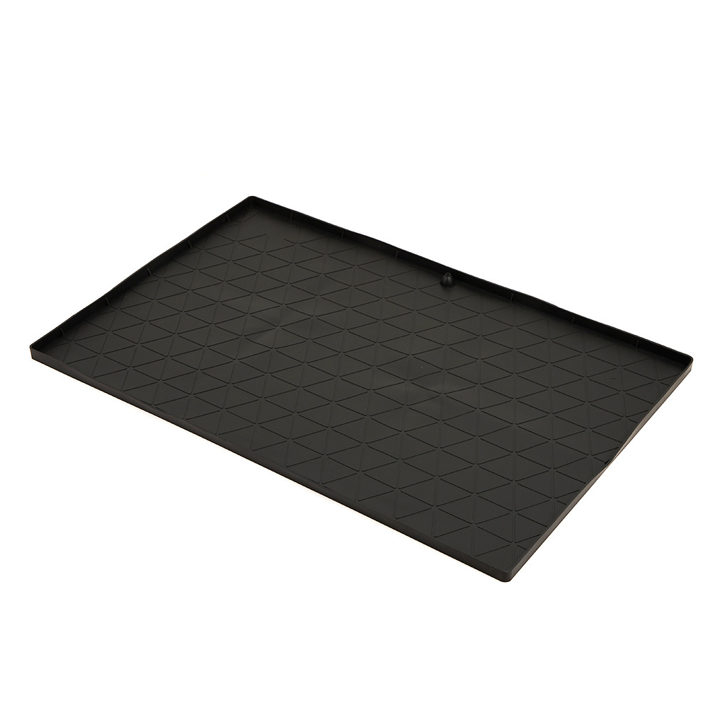 Bpa Free Silicone kitchen mat easy clean and drain silicone under sink mat silicone under cabinet liner mat