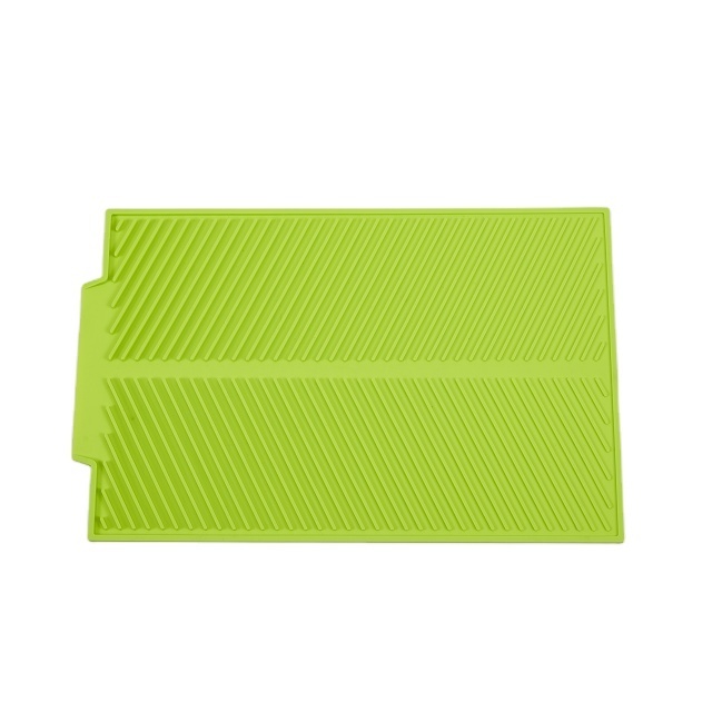 Silicone Dish Drying Pad Foldable Kitchen Dish Rack Mat Food Grade Drain Pad Silicone Drain Mat for Countertop