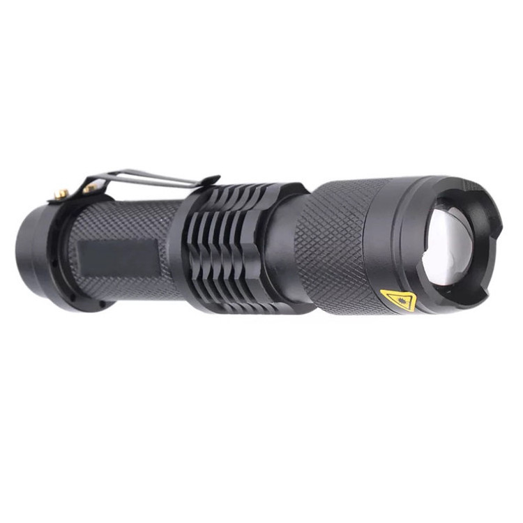 Rechargeable Zoomable Mini Torch,Focus adjustable Mini Led tactical flashlight with clip