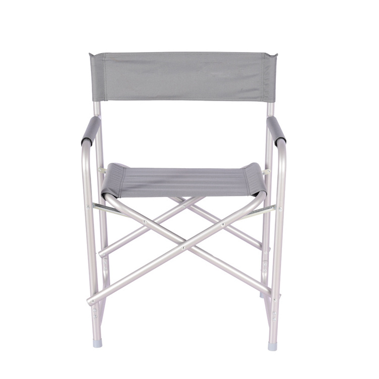 Durable Aluminum Director Foldable Beach Chair Oxford Fabric for Outdoor Furniture and Fishing Use No Mail Packing