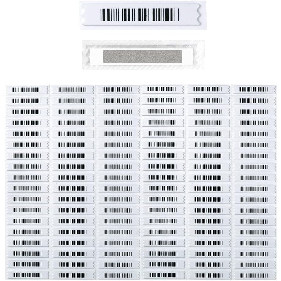 Eas Rigid Custom Shop Labels am soft label Eas 58khz Anti-counterfeit Barcode Alarm Labels