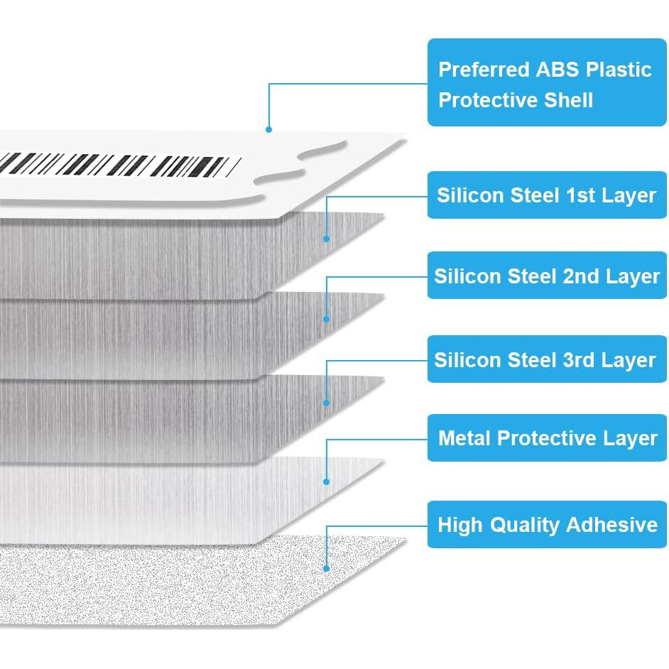 Eas Rigid Custom Shop Labels am soft label Eas 58khz Anti-counterfeit Barcode Alarm Labels