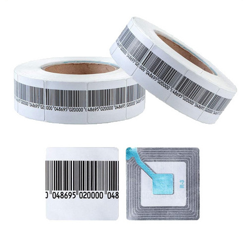 Supermarket Shop Security Guard Clothing Anti Theft 8.2 mhz 4*4 Rf Label Eas Label