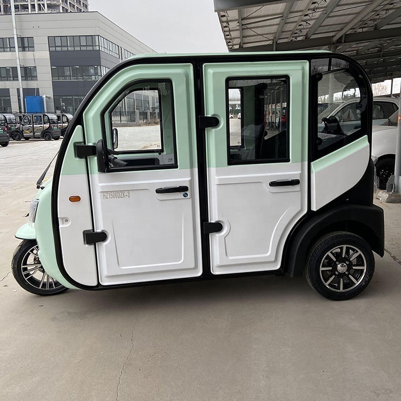 EEC Certificate Electric Tricycle Adult 60V Closed Enclosed Electric Vehicle 3 Wheel Enclosed E Car Bike Enclosed