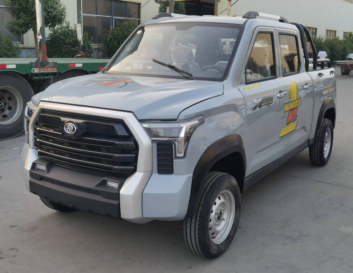 Made In China Cheap Mini Ram Electric Vans Car Pickup Trucks 4X4 Ev For Sale