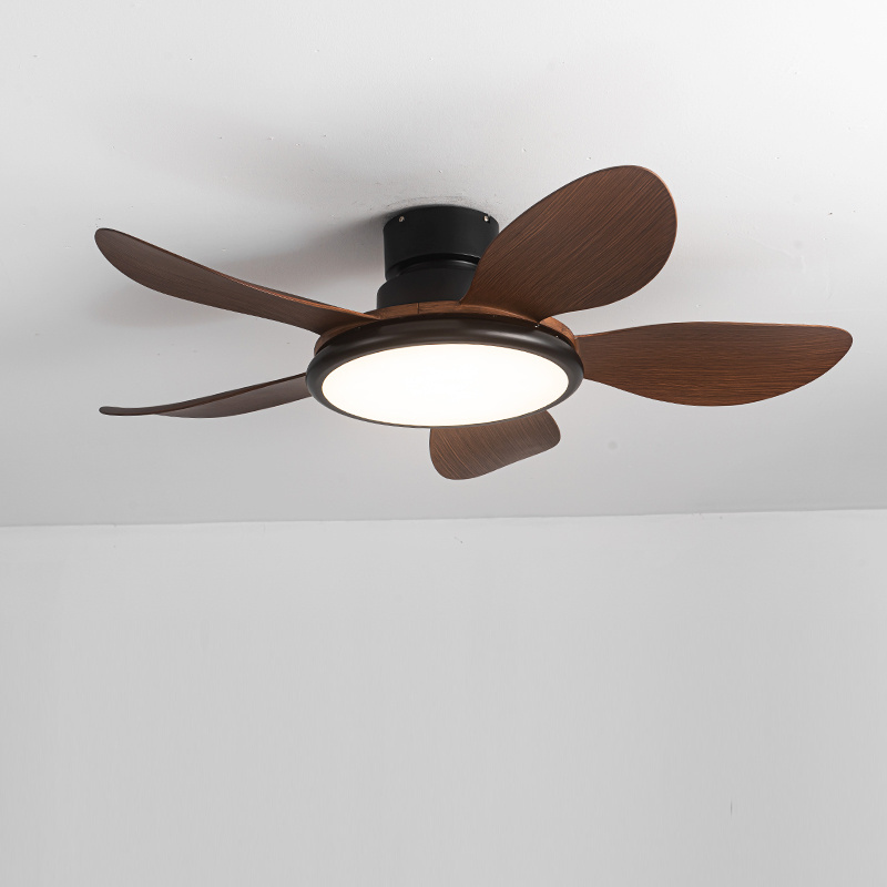 Best Price American Retro Fan Light Variable Frequency LED Ceiling Fan with Light and Remote Home Use