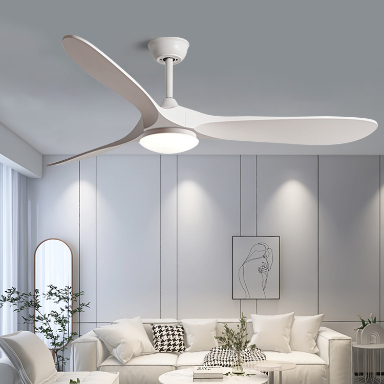 42 Inch 52 Inch 60 Inch Home Luxury Decorative ABS Blade DC Motor Remote Control Modern Bldc Led Ceiling Fan With Light