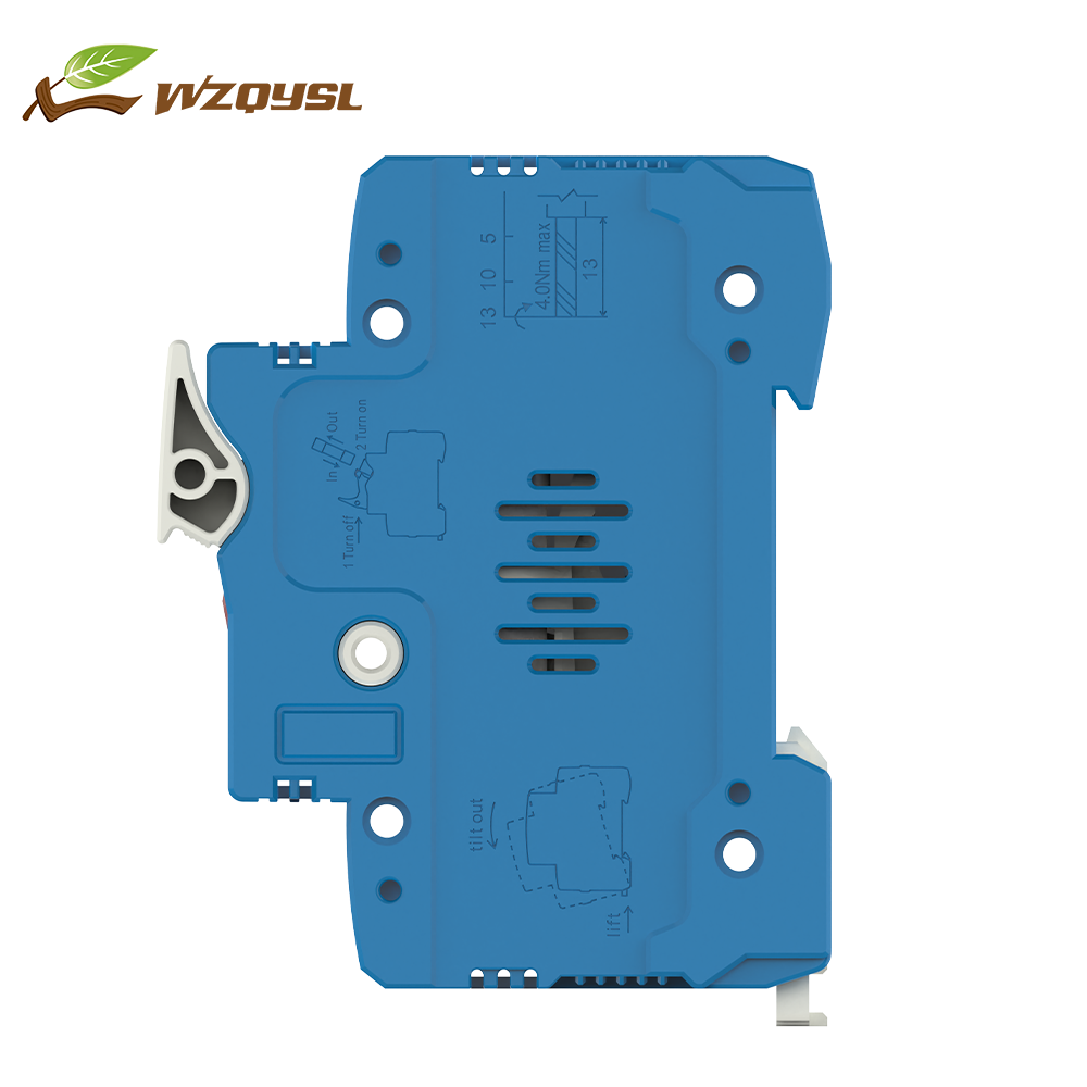 WZQYSL QYPV-32X Solar PV Din rail fuse holder for fuse link 10*38mm 1000V 15amp dc fuse 25A