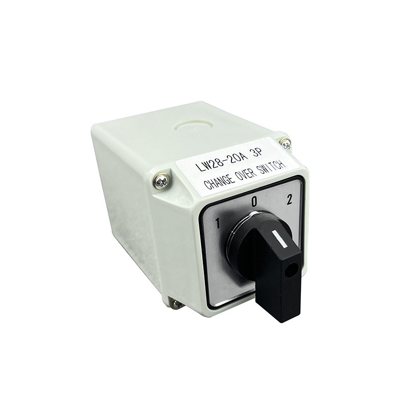 LW28-20A 1-0-2 waterproofgrey outdoor IP65 waterproof isolator switch /lw26 20 cam switch rotary