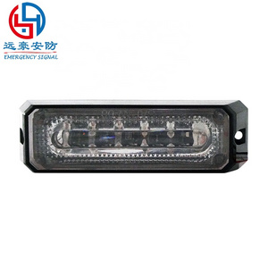 3w led strobe light water proof dc12-24v led ultra slim strobe led headlight linear LED warning hazard flash strobe light