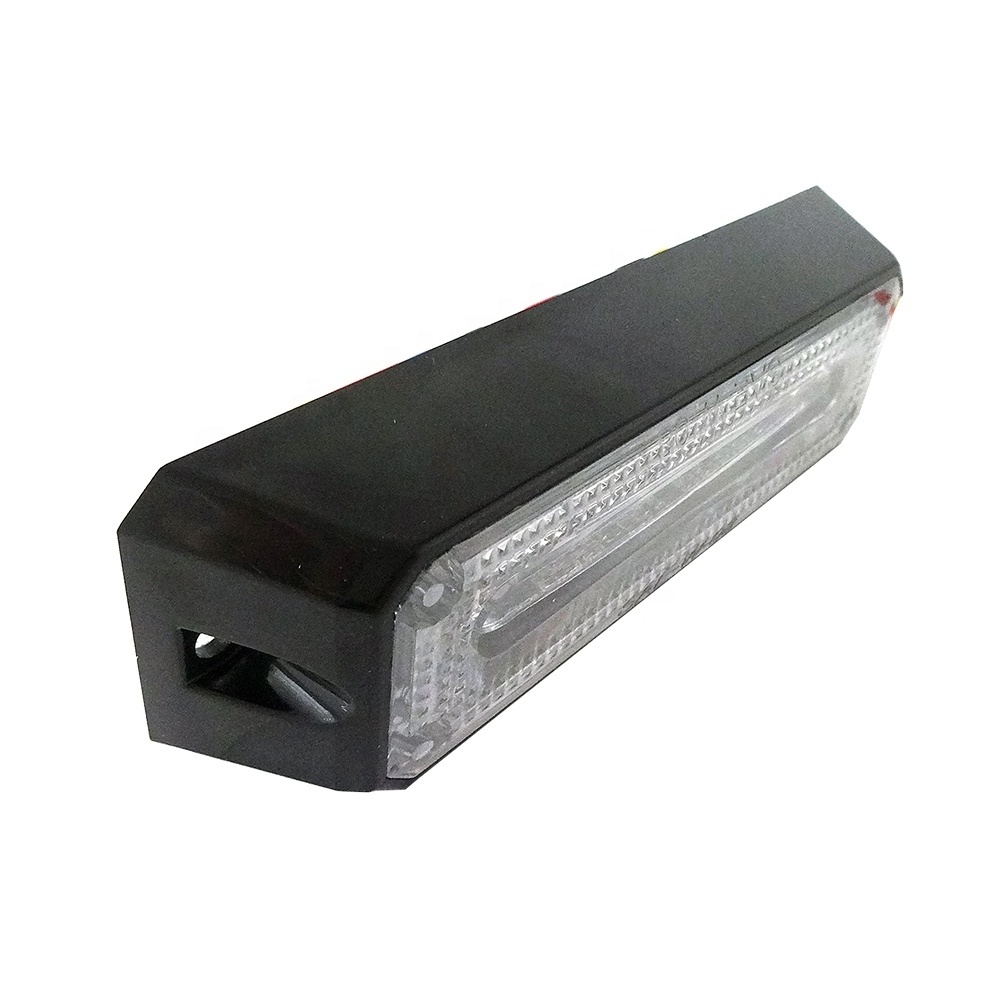 3w led strobe light water proof dc12-24v led ultra slim strobe led headlight linear LED warning hazard flash strobe light