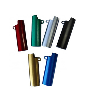 Factory Supply Customize Reusable Lighter Case Cover Holder With Lanyard Hole For Full Size Lighter Type