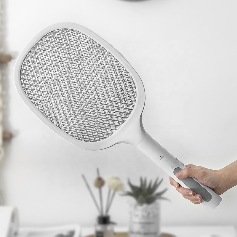 2022 New Electronic Fly Swatter Powerful Grid Mosquito Fly Killer Machine Trap Lamp