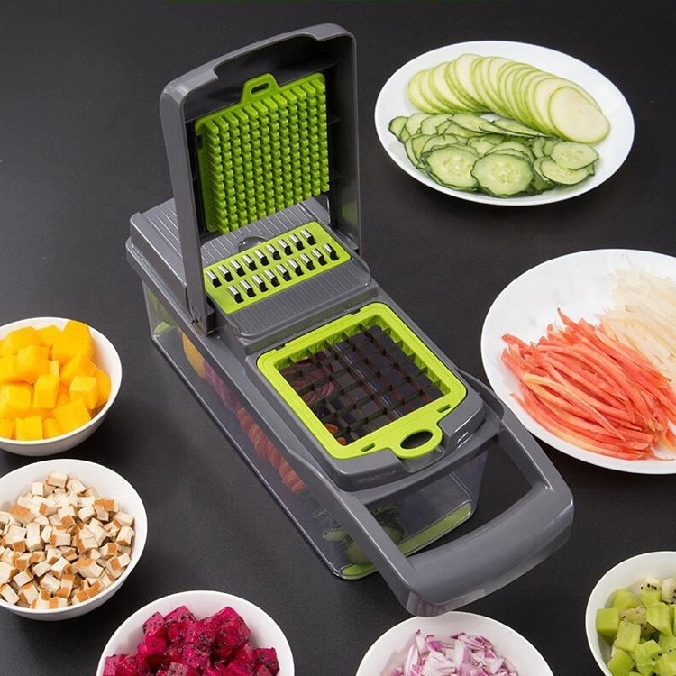 Kitchen Gadgets Multi Manual Mandoline Fruit Cutter Onion Dicer Veggie Slicer Vegetable Chopper Chocolate Grater