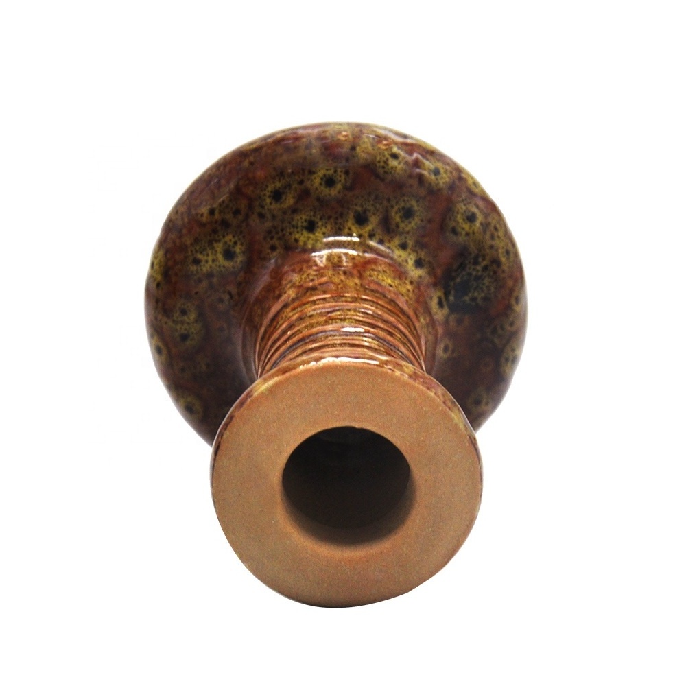 Different Color Clay Ceramic Smoking Pot Charbon Chicha Charcoal Holder For Oblako Shisha Hookah Set