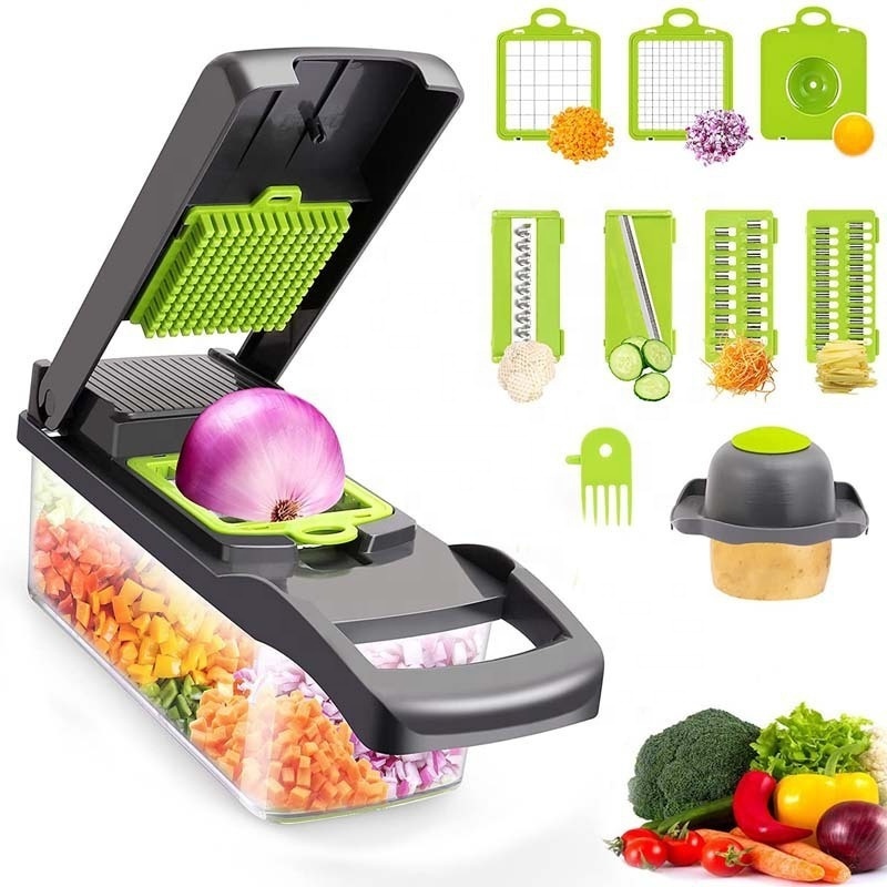 Kitchen Gadgets Multi Manual Mandoline Fruit Cutter Onion Dicer Veggie Slicer Vegetable Chopper Chocolate Grater