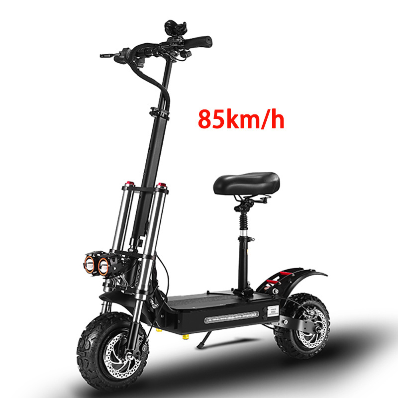 Boyueda 5600watt 60V 38ah dual motor escooter Fat tire fast electric folding scooter scooters